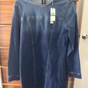 Calvin Klein Jeans Denim Dress – Flexible Blue (Size L)